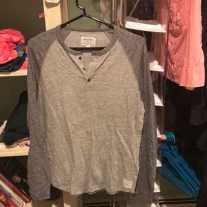 Lucky Brand casual quarter button shirt